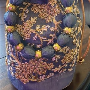 Embroidered tote bag